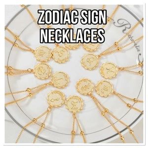 BOGO Zodiac Necklaces Astrology Pendent Jewelry